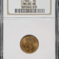 1907 Indian Head Cent NGC MS 64 RD Obverse Holder View