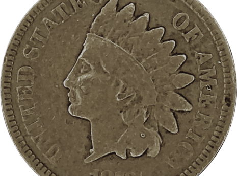 1872 Semi-Key Indian Head Cent Obverse View