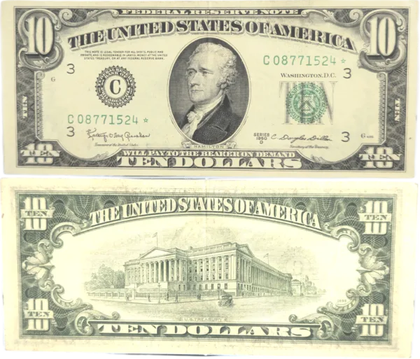 Fr.#2014C* Philadelphia Federal Reserve Star Note 1950 Series