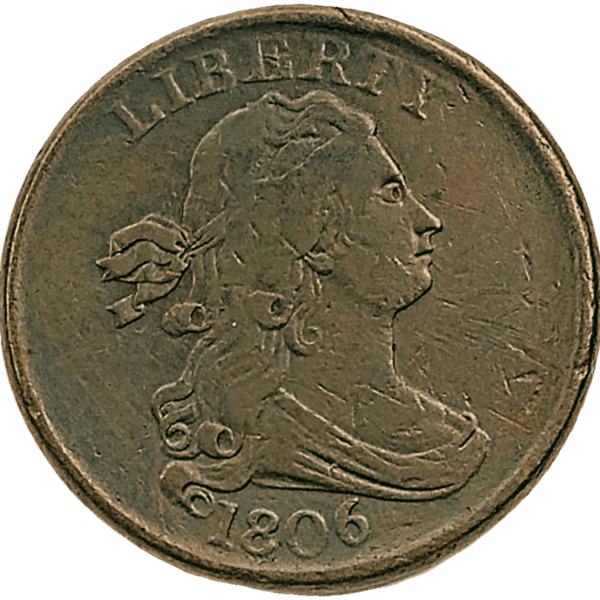 1806 Draped Bust Half Cent