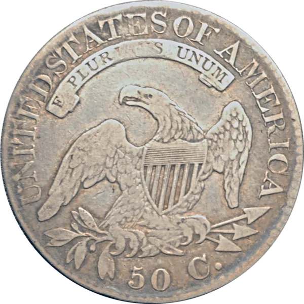 1825 Capped Bust Half Dollar Overton 108 - Image 3