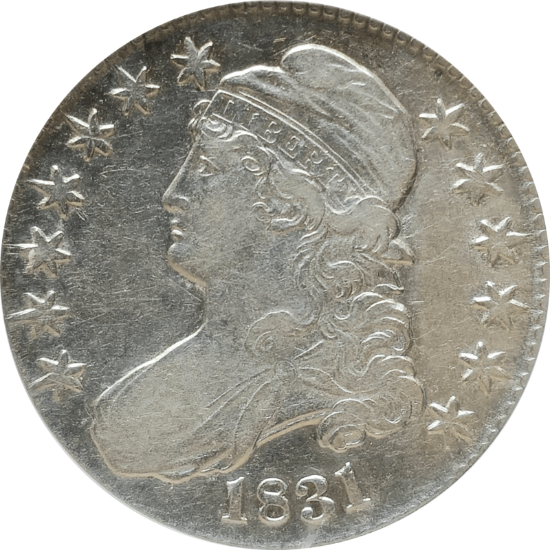 1831 Capped Bust Half Dollar ICG VF35