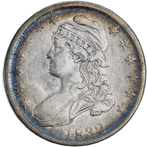 1832 Capped Bust Half Overton 114 Obverse View