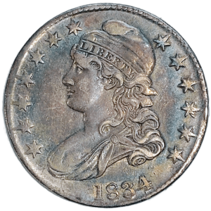 1834 Capped Bust Half O-101 Obverse View