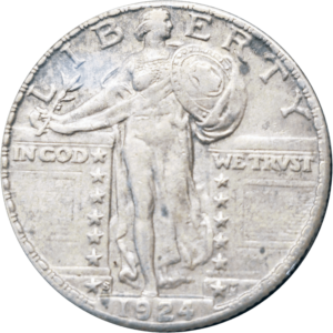 1924 S Standing Liberty Quarter Obverse