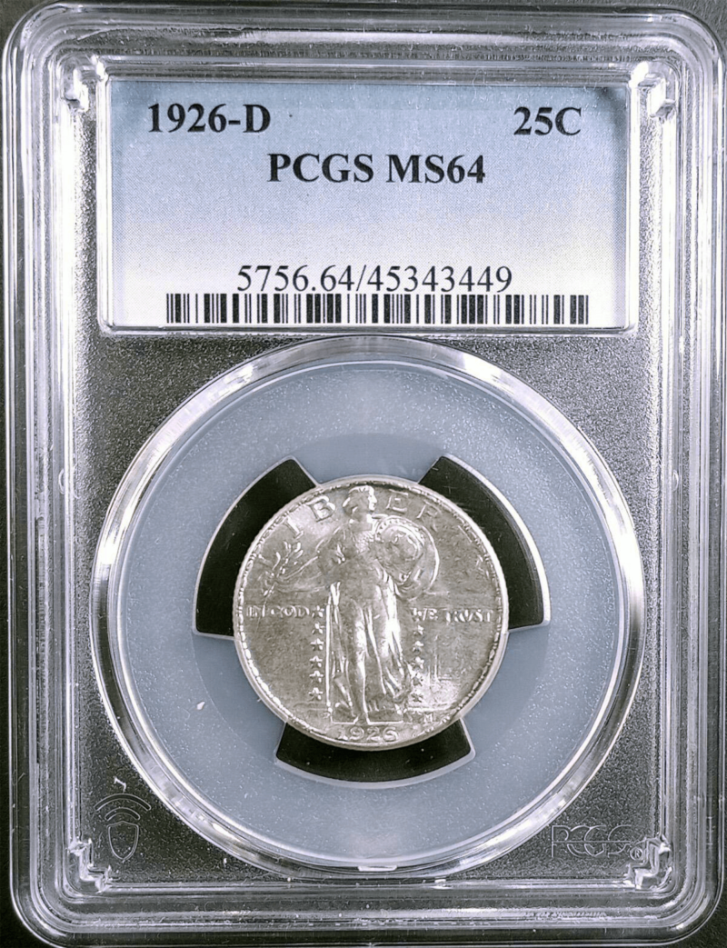 1926 D SLQ PCGS MS64