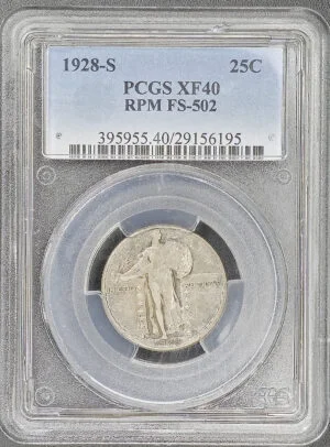 1928 SLQ FS-502 PCGS XF40