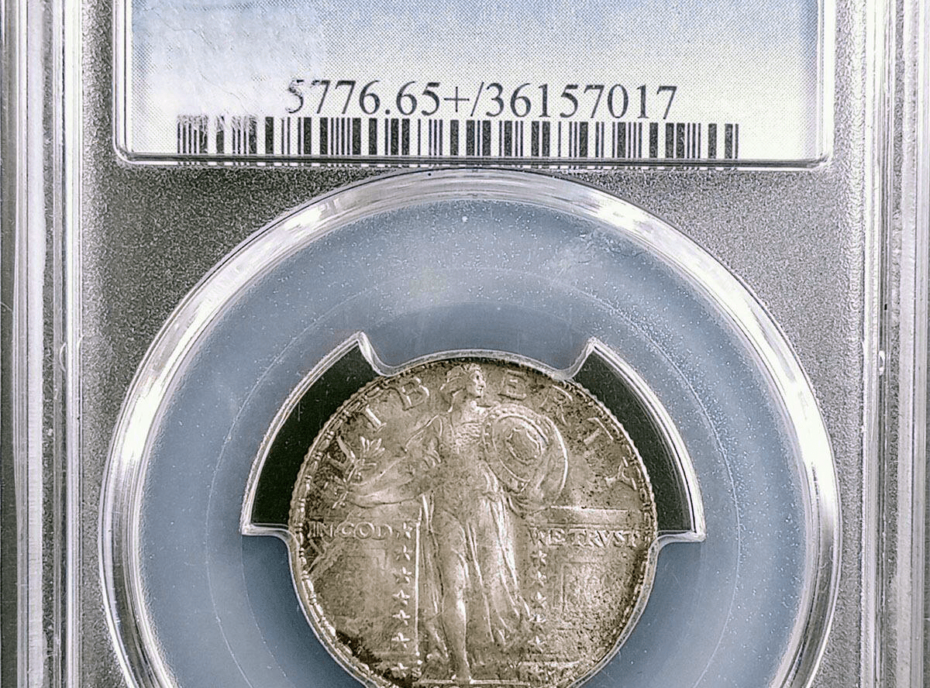 1929 S SLQ MS65+ PCGS Obverse holder