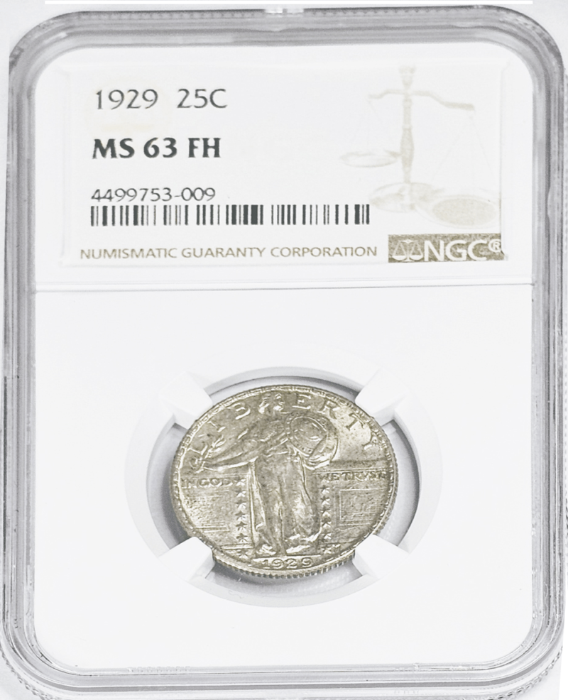 1929 SLQ NGC MS63FH