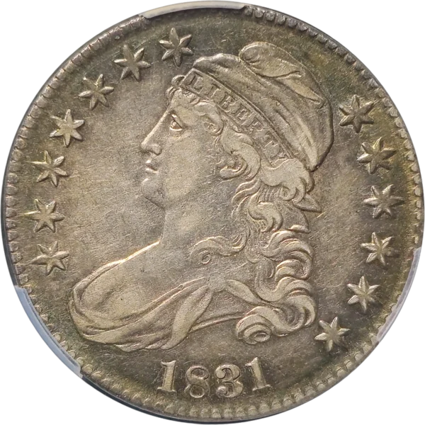 CACG 1831 Capped Bust Half Dollar VF30