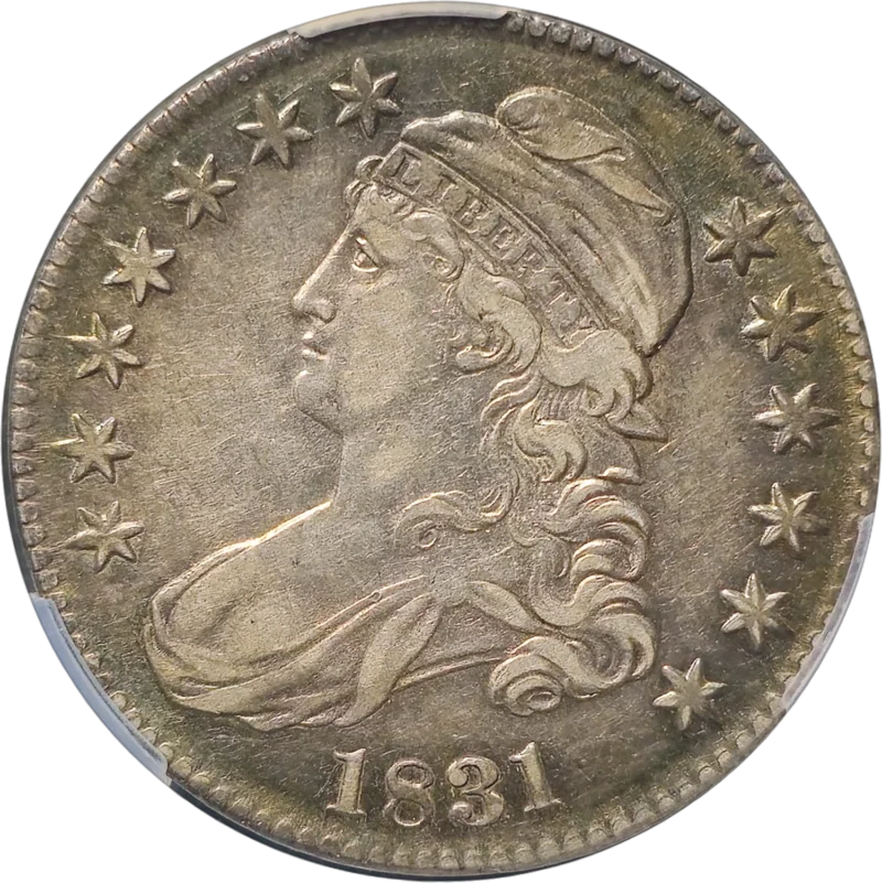 CACG 1831 Capped Bust Half Dollar VF30