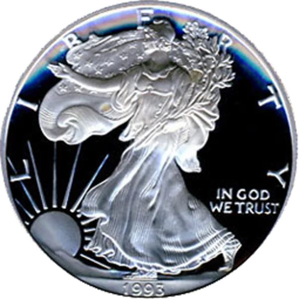 1993 American Silver Eagle Proof NGC PF69UC