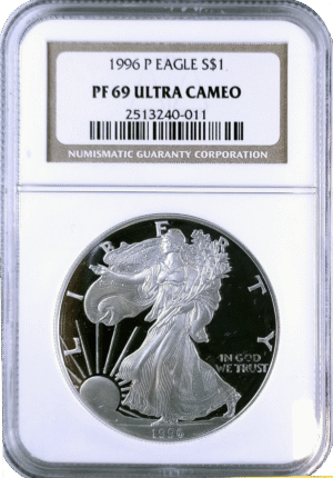 1996 American Silver Eagle Proof NGC PF69UC