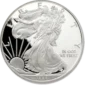 1998 P American Silver Eagle Proof Obverse View