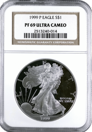 1999 P American SIlver Eagle Proof