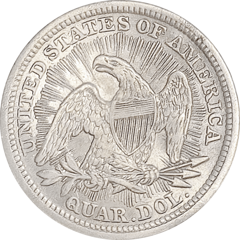 1853 Seated Liberty Quarter A&R