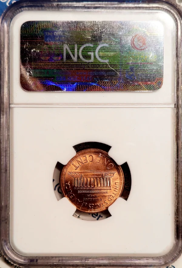 2002 D Broadstrike NGC MS63 RD Reverse Holder