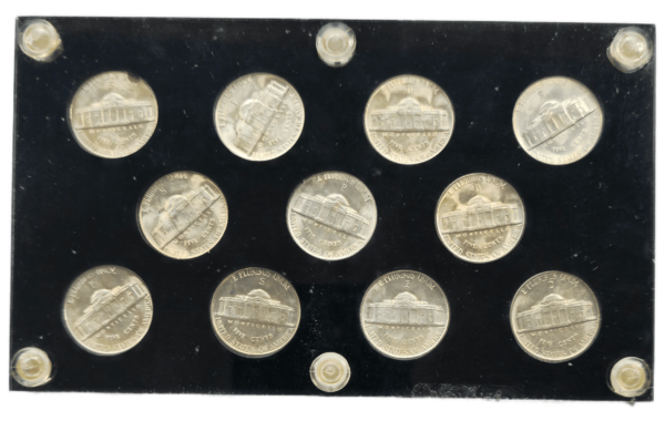 War Nickel Set in Capital Plastic Reverse View