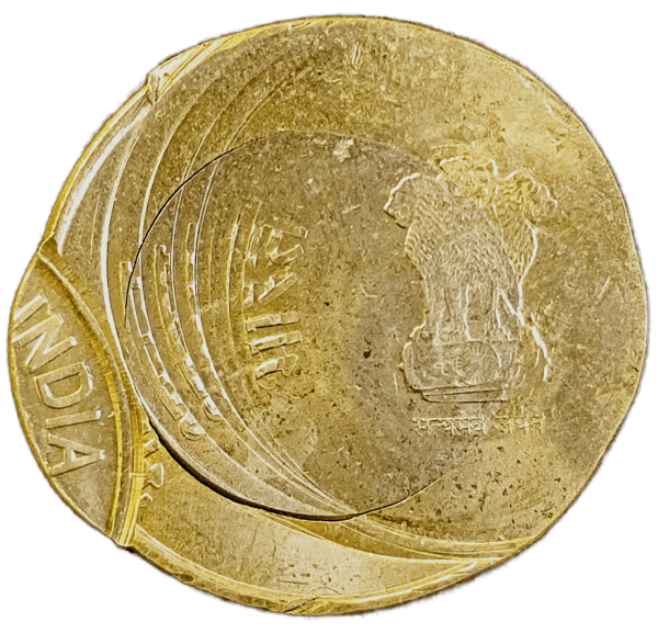 2020 India 10 Rupee Multi Struck Obverse View