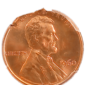 1960 P Large Date Lincoln Cent 3% Ragged Clip Obverse View