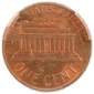 1961 Lincoln Cent 3% Ragged Clip Reverse View