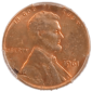 1961 P Lincoln Cent 3% Ragged Clip Obverse View