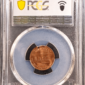 1961 Lincoln Cent Struck on Defective Planchet PCGS Holder Reverse View