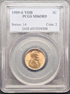 1909 S VDB PCGS MS65RD