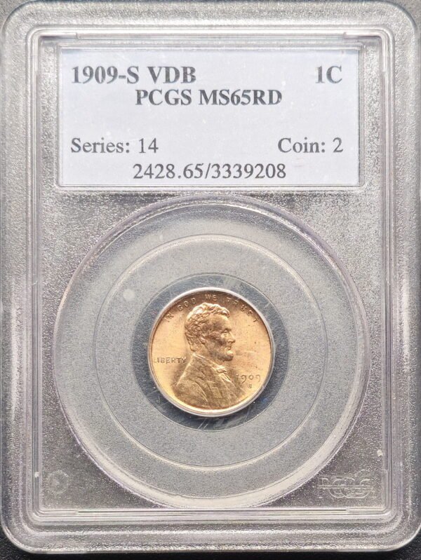 1909 S VDB PCGS MS65RD