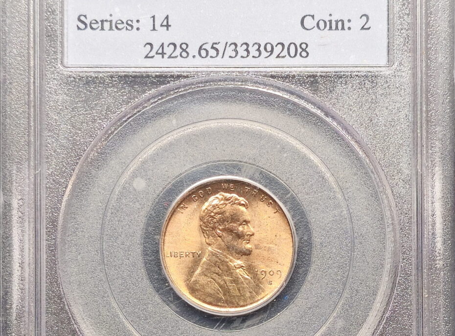 1909 S VDB PCGS MS65RD