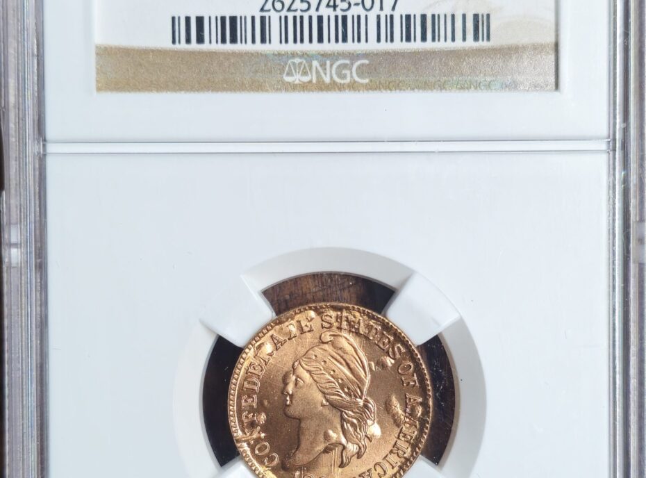 Bashlow restrike Confederate States of America One Cent NGC MS67