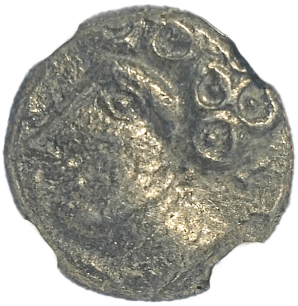 Sequani AR Quinarius: Obverse View