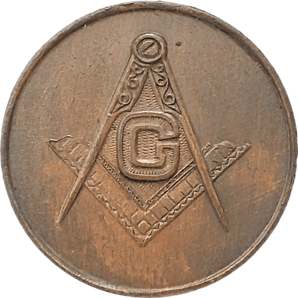 Masonic Token in Copper