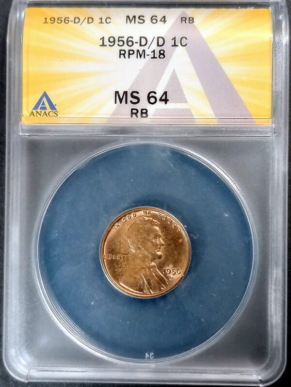 1956 D/D RPM-018 Obverse holder