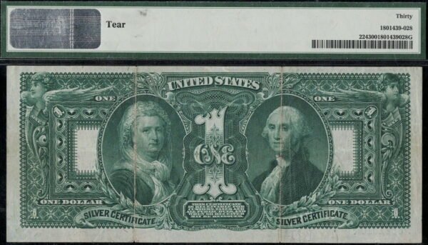 1896 Fr#224 $1 Education Silver Certificate