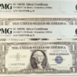 1957 B Block Star Note Pair PMG