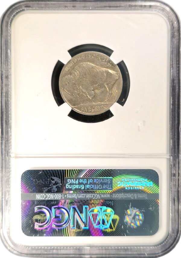 1937 D three legged Buffalo 5c NGC CAC