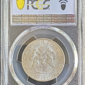 1964 Kennedy Half Defective Planchet Error PCGS MS64 Holder Reverse