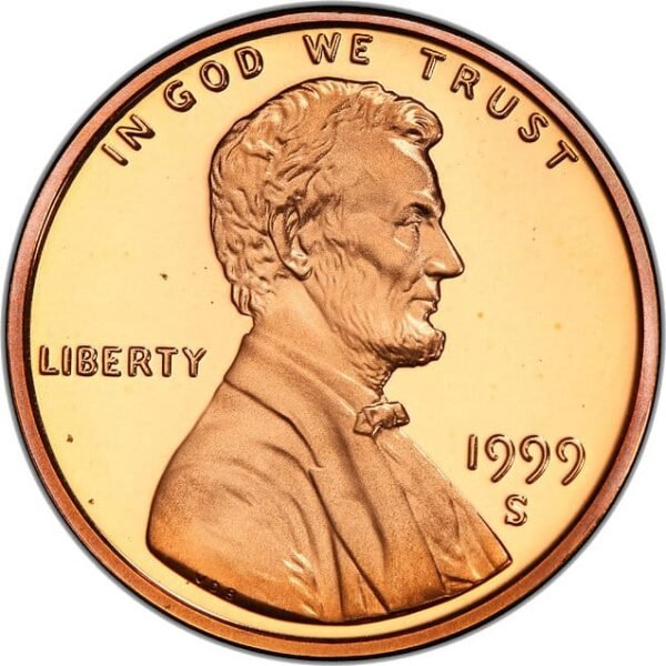 1999 S Lincoln Proof Close AM FS-901 Obverse