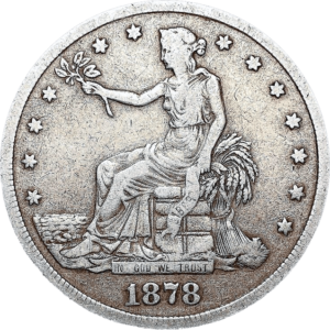 1878 S Trade Dollar Obverse