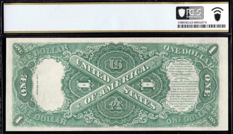 1917 legal tender sawbuck