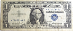 1957 Series A Block Star Note Silver Certificate