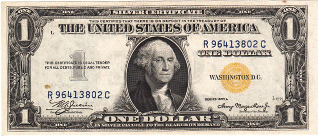 1935A North Africa WWII Emergency Silver Certificate