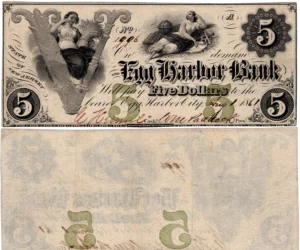 1861 Egg Harbor City Bank NJ Obsolete