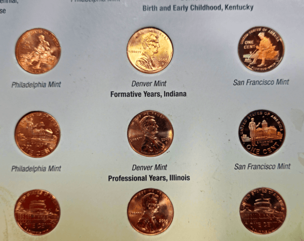 Lincoln Cent Type Set