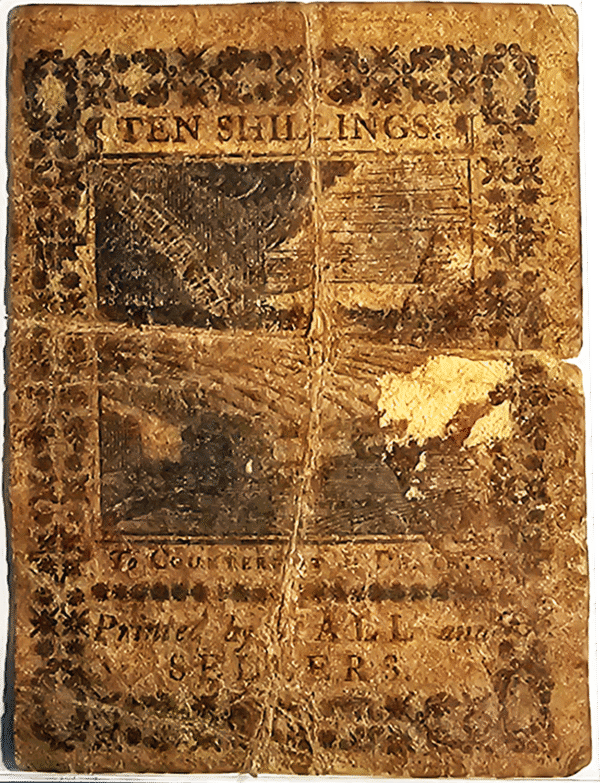 1773 PA-167 Colonial Currency