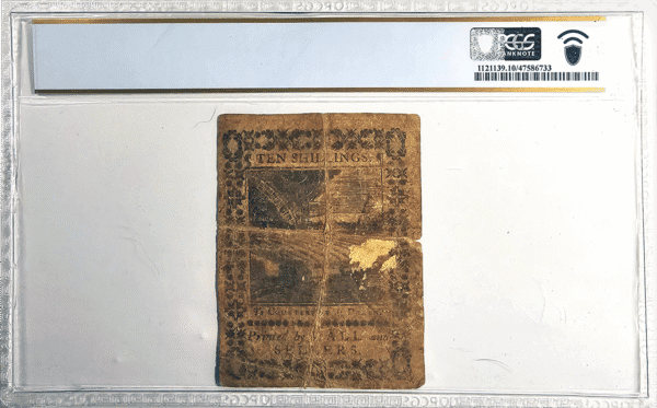 1773 PA-167 Colonial Currency