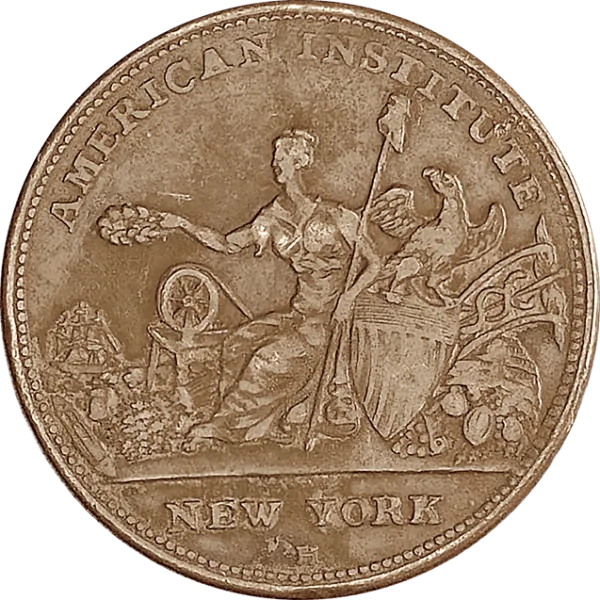 1836 Hard Times Token HT-155 Obverse View
