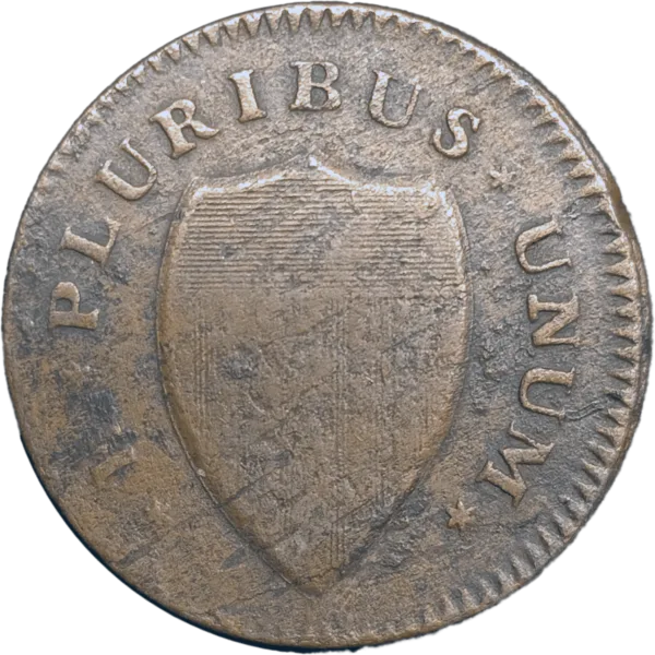 1786 Jersey Copper Maris 23-r Reverse View