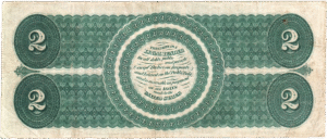 Series of 1862 $2 Legal Tender